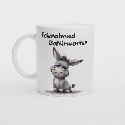 Feierabend Befürworter – Lustige Esel-Tasse für alle, die genug haben! Büro Tasse, Humor Geschenk