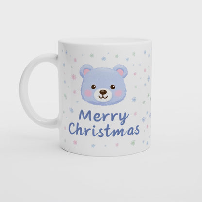 Merry Christmas Bear – Süße Weihnachtstasse mit Bär – Geschenkidee für Freundin, Kollegin oder Familie – Winter Tasse mit Herz & Humor