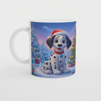 Weihnachtstasse Hund Dalmatiner – Lustige Festtags-Tasse für Hundefans, Papa & Kollegen – Geschenkidee Weihnachten